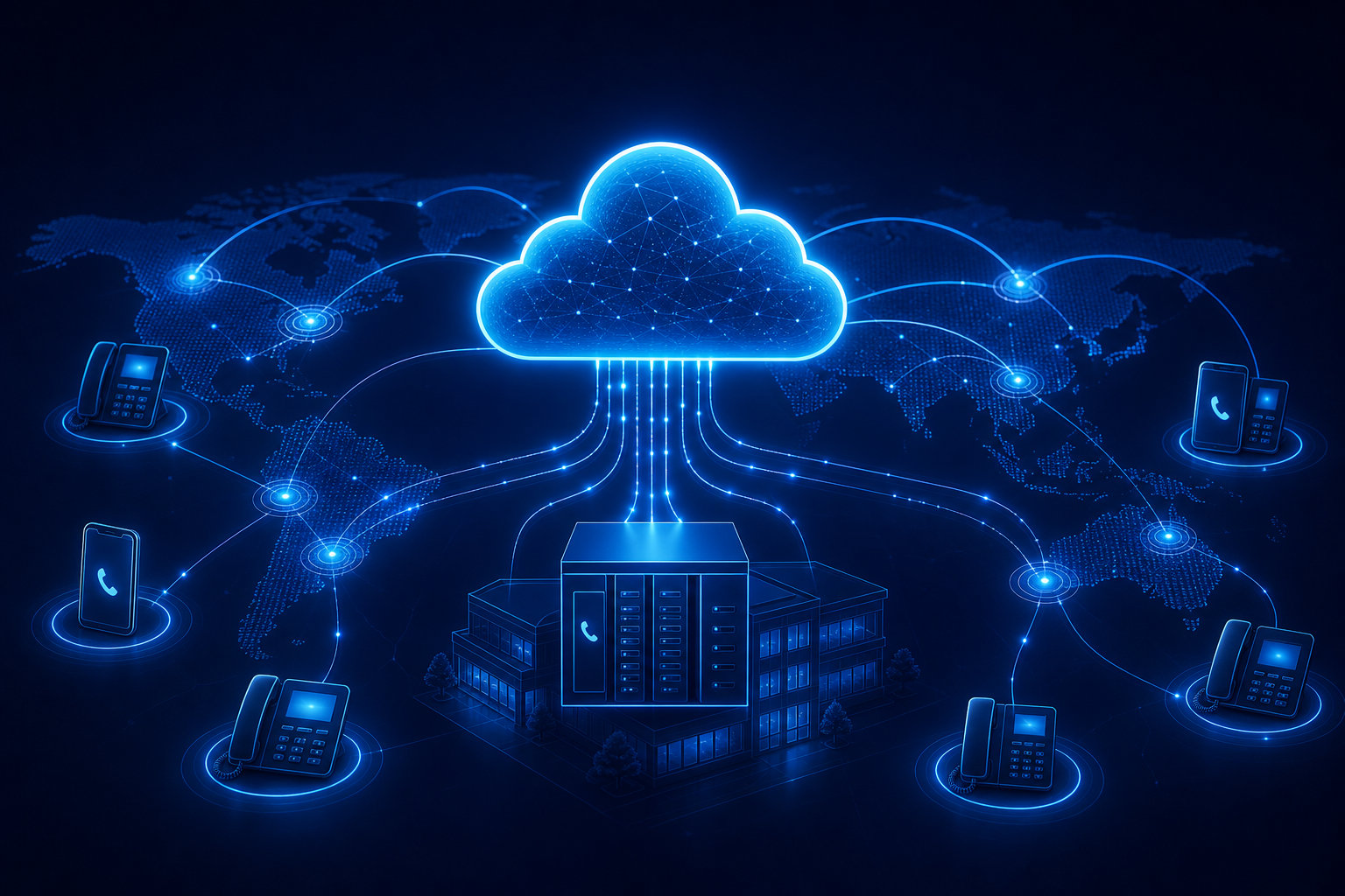 Cloud telephony and voice infrastructure integrated with Vanira AI
